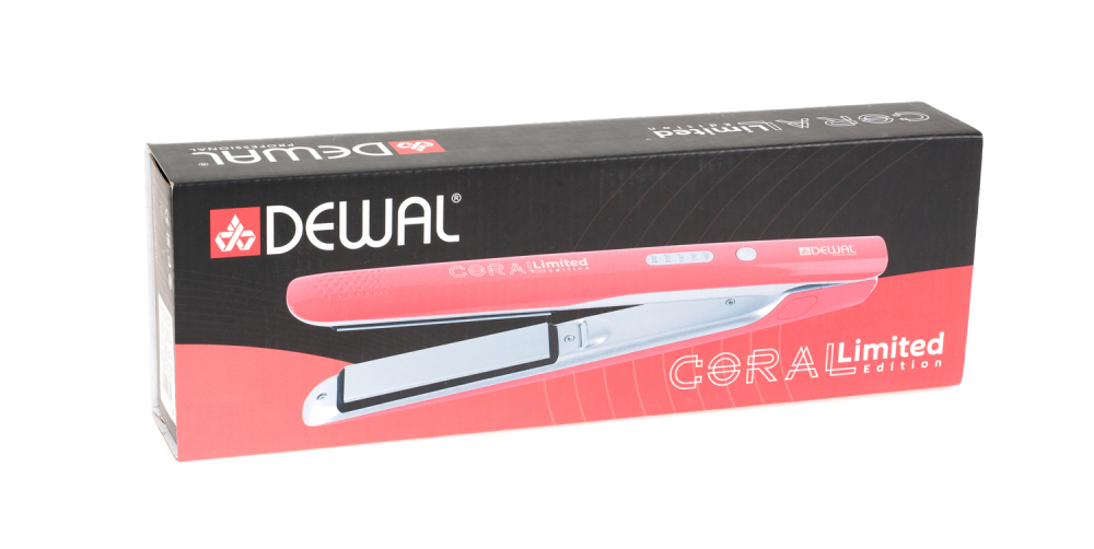 Щипцы для выпрямления волос Coral Limited Edition DEWAL 03-405 Coral
